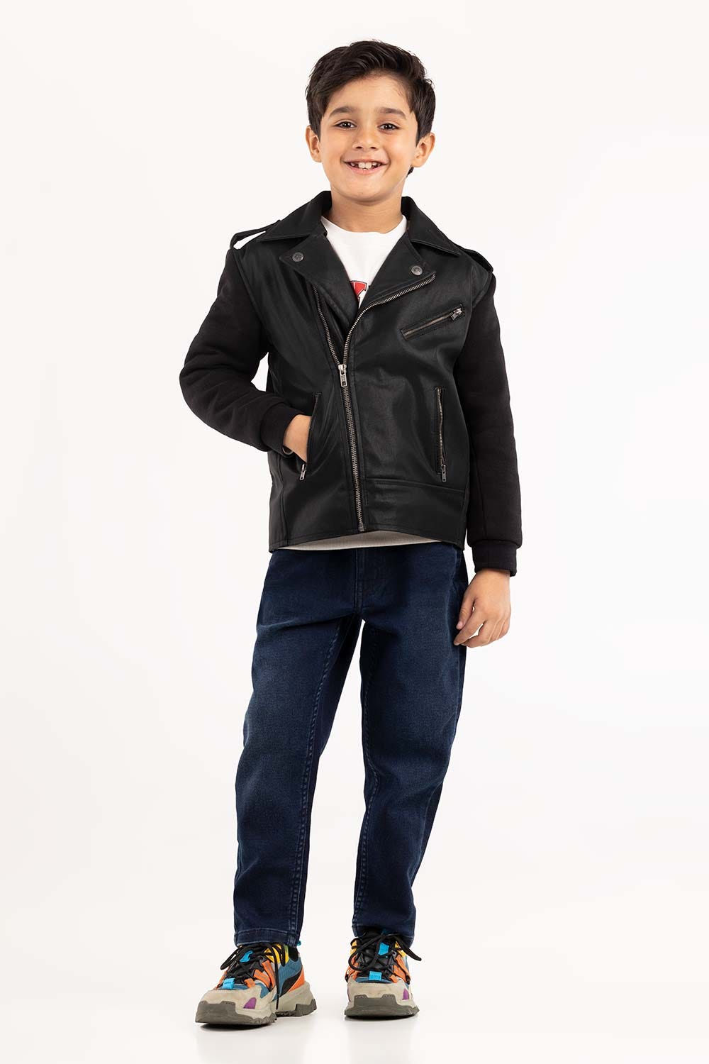 Junior Boy Black Jacket 224-310-002