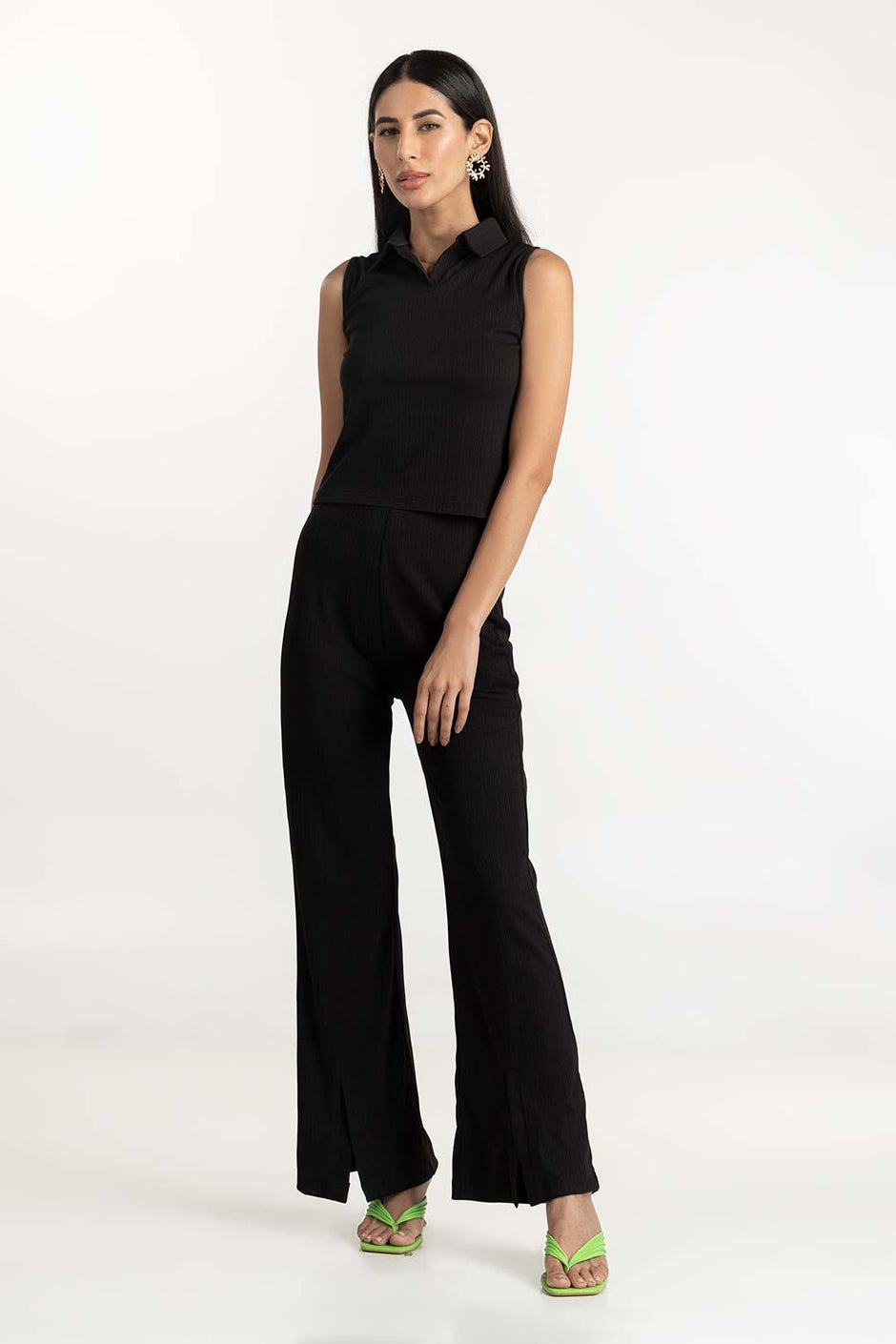 Black Knit Top