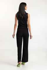 Black Knit Top 231-213-201