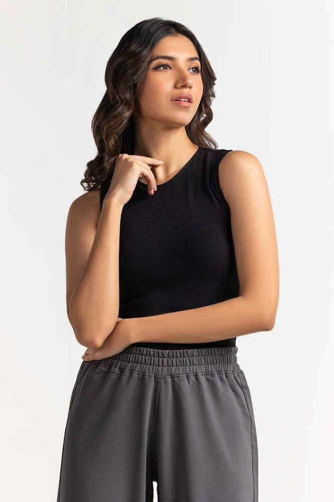 Black Knit Top WM-KTP-SS24-002