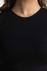 Black Knit Top WM-KTP-SS24-002