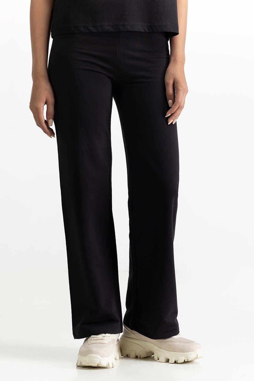 Black Knit Trouser