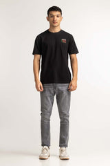 Black Pattern Tee MN-TS-PT-S24-608