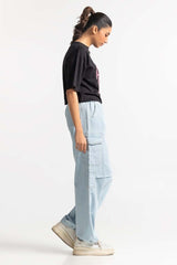 Black Printed Knit Top WM-KTP-SS24-031