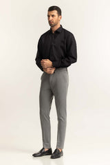 Black Self Textured Dress Shirt MN-FS-PD24-086