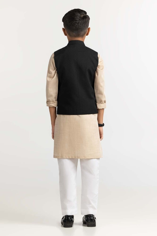 Black Styling Waist Coat KWC-PD23-013