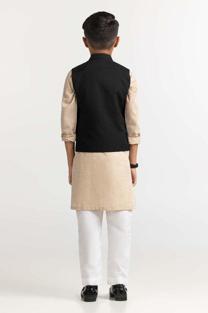 Black Styling Waist Coat KWC-PD23-013