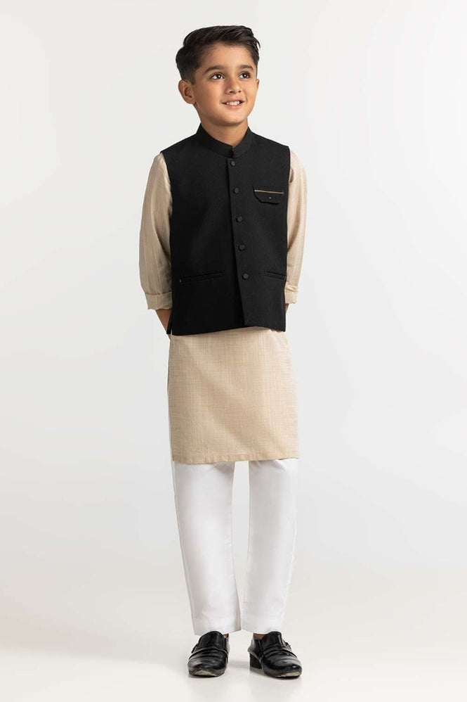 Black Styling Waist Coat KWC-PD23-013