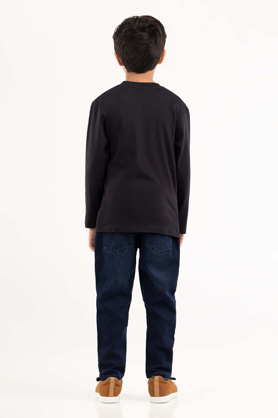 Toddler Boy Black T-Shirt 224-513-017
