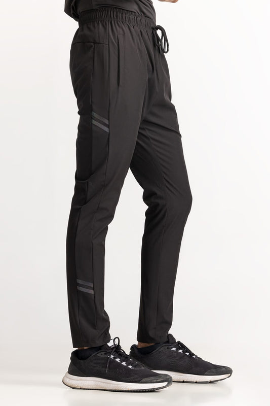 Black Textured Trouser AW-TR24-025