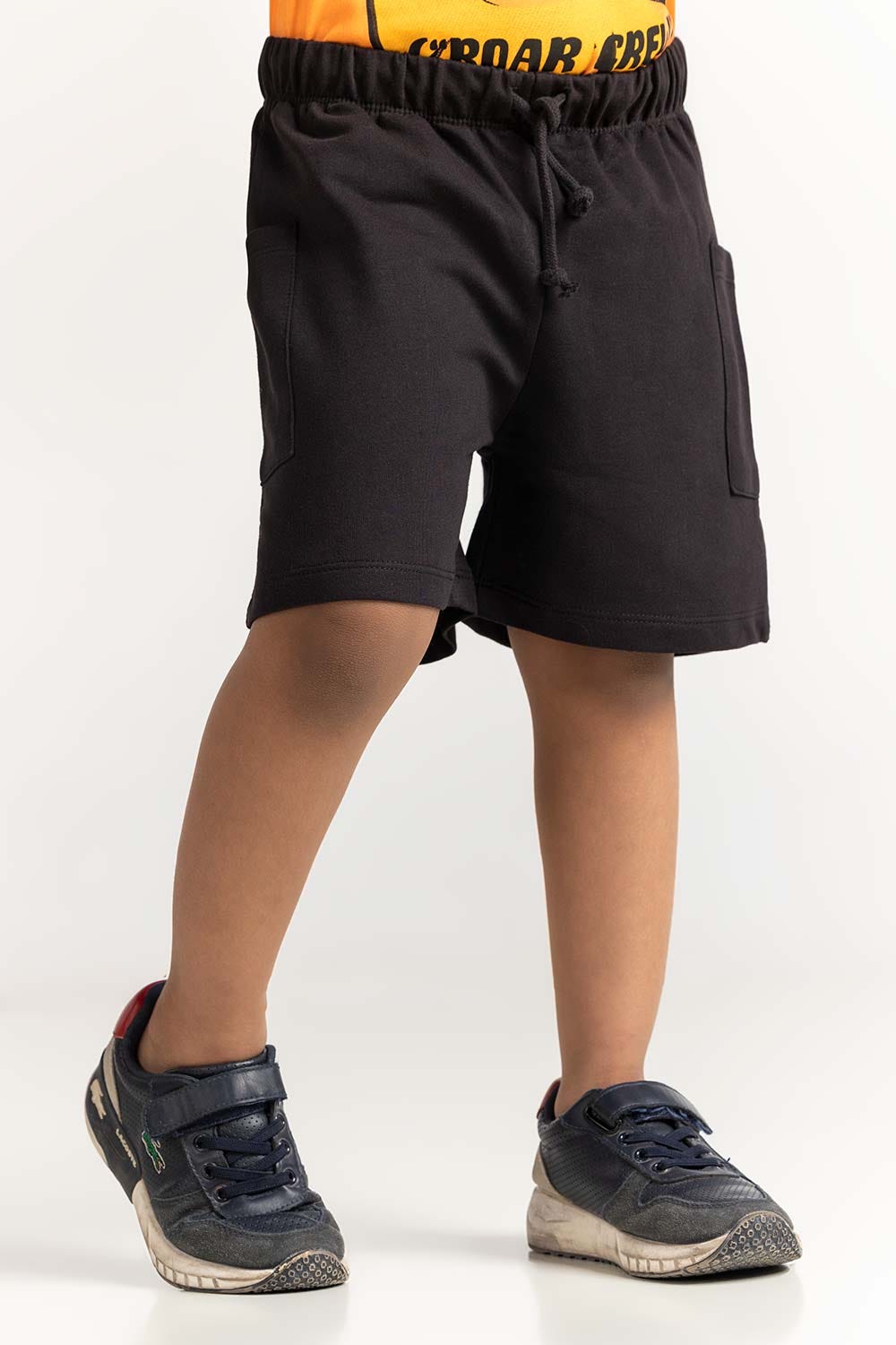 Black Toddler Girl Knit Basic Short TG-SHT-SS24-002