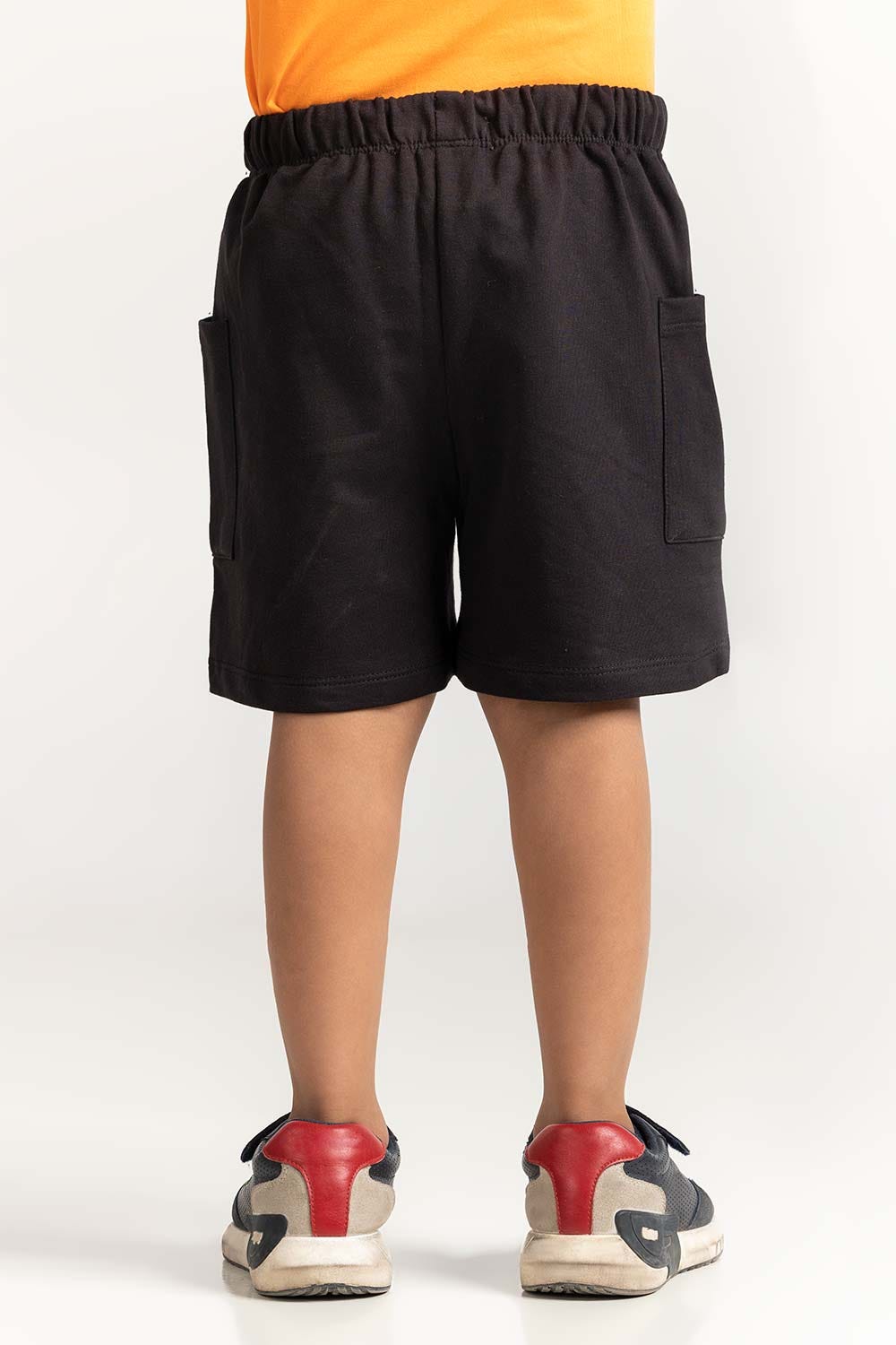 Black Toddler Girl Knit Basic Short TG-SHT-SS24-002