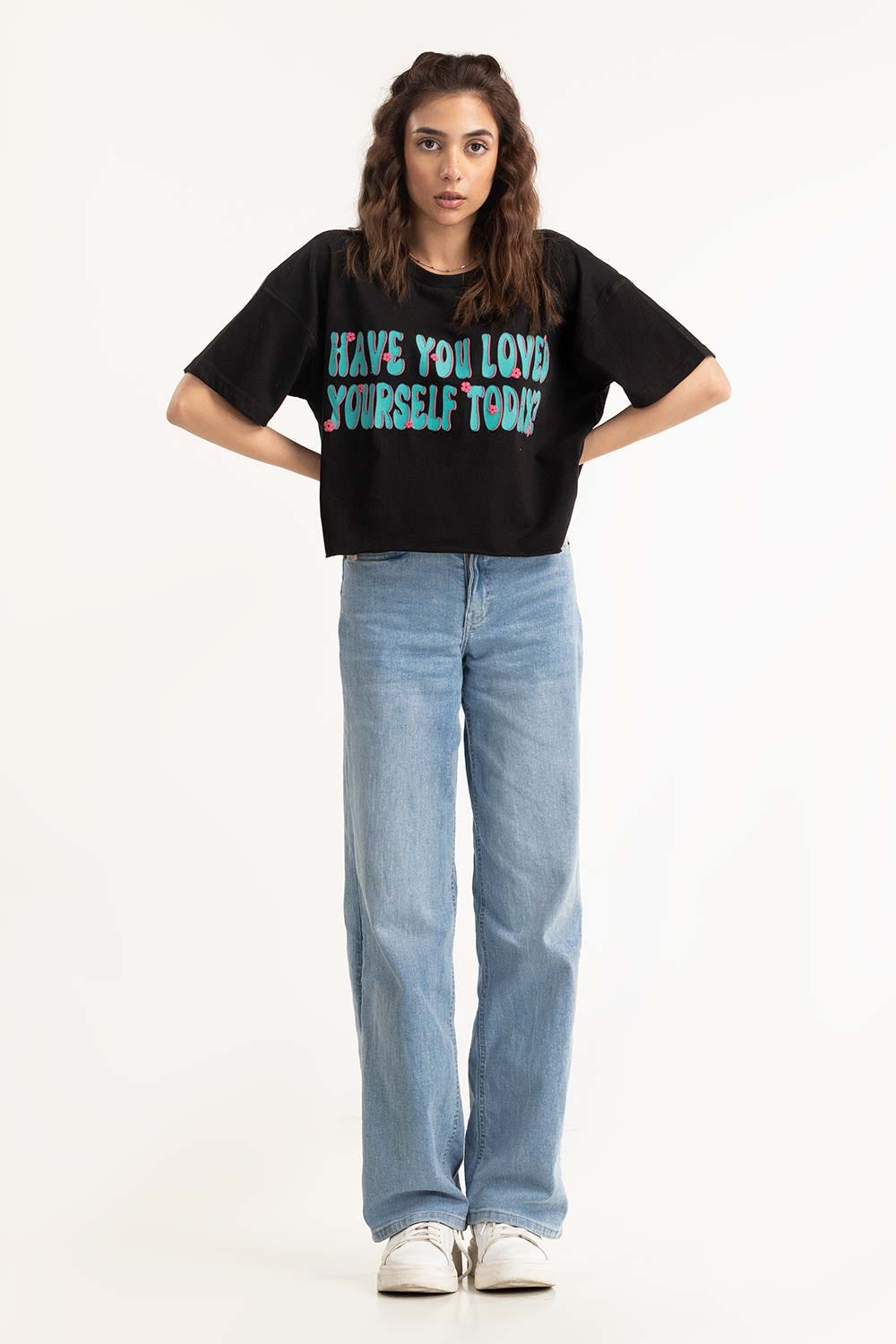 Black T-shirt 224-213-010
