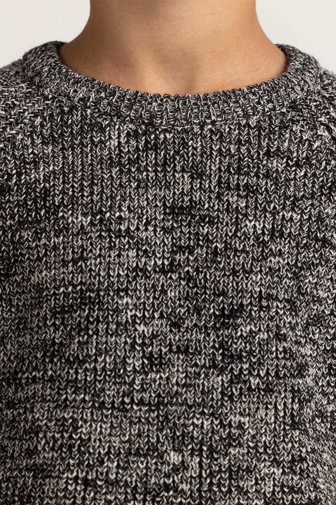 Black White Basic Sweater TB-SWT-WS23-034