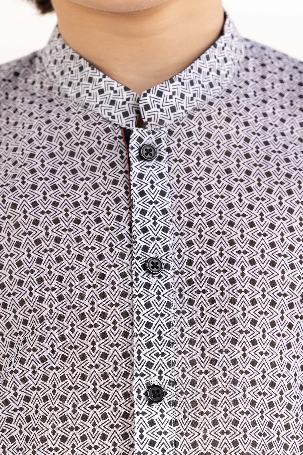 Black and White Styling Kurta KKS-901