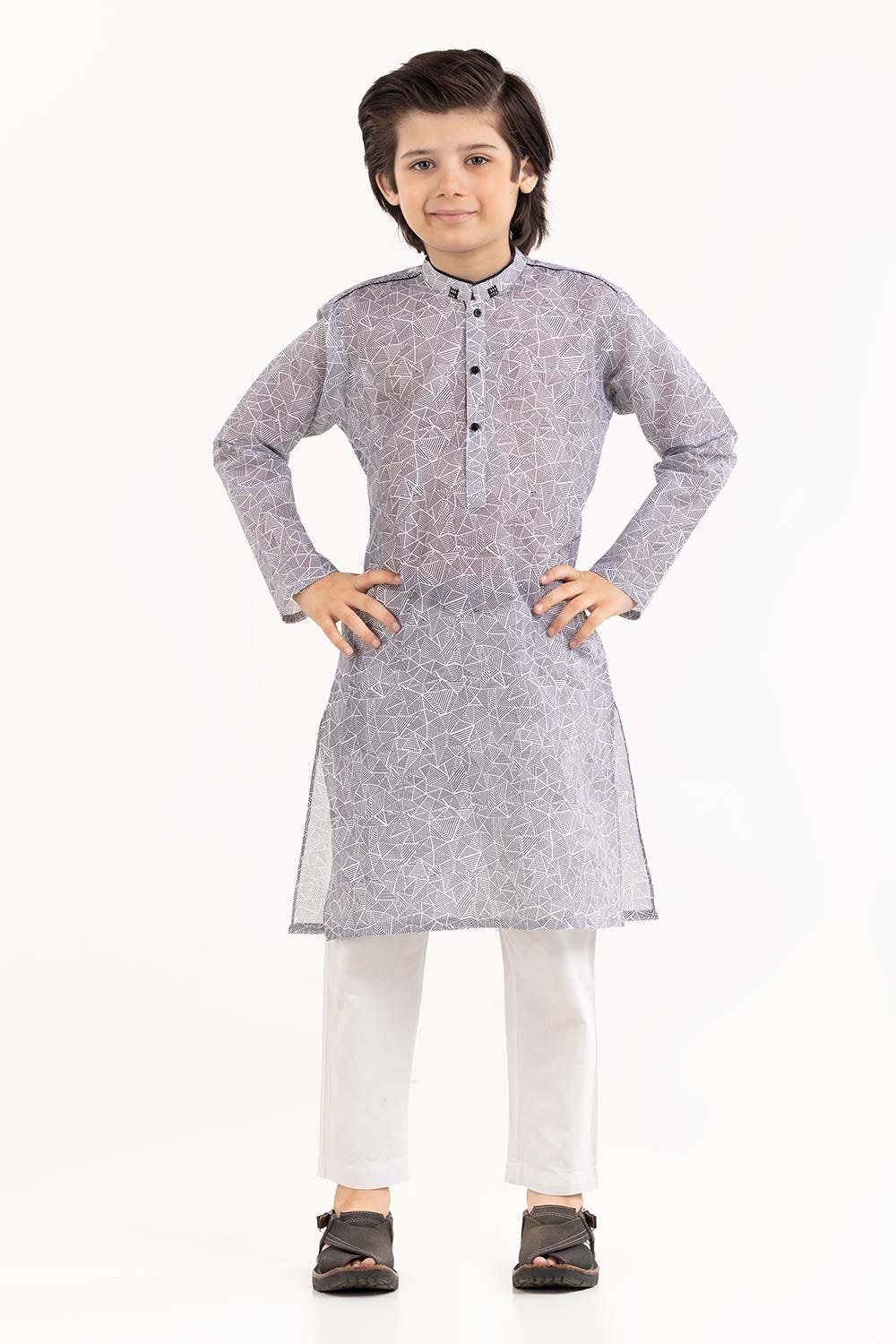 Black and White Styling Kurta KKS-902