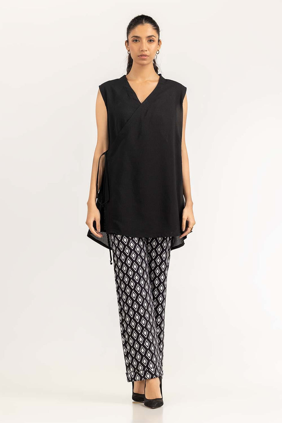Black Woven Shirt