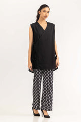 Black Woven Shirt 231-217-047