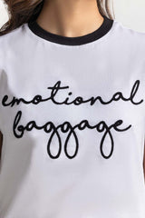 Blanc Embroidered Knit Top WM-KTP-SS24-043