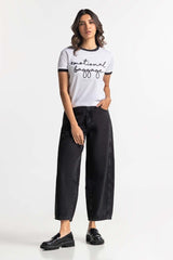 Blanc Embroidered Knit Top WM-KTP-SS24-043