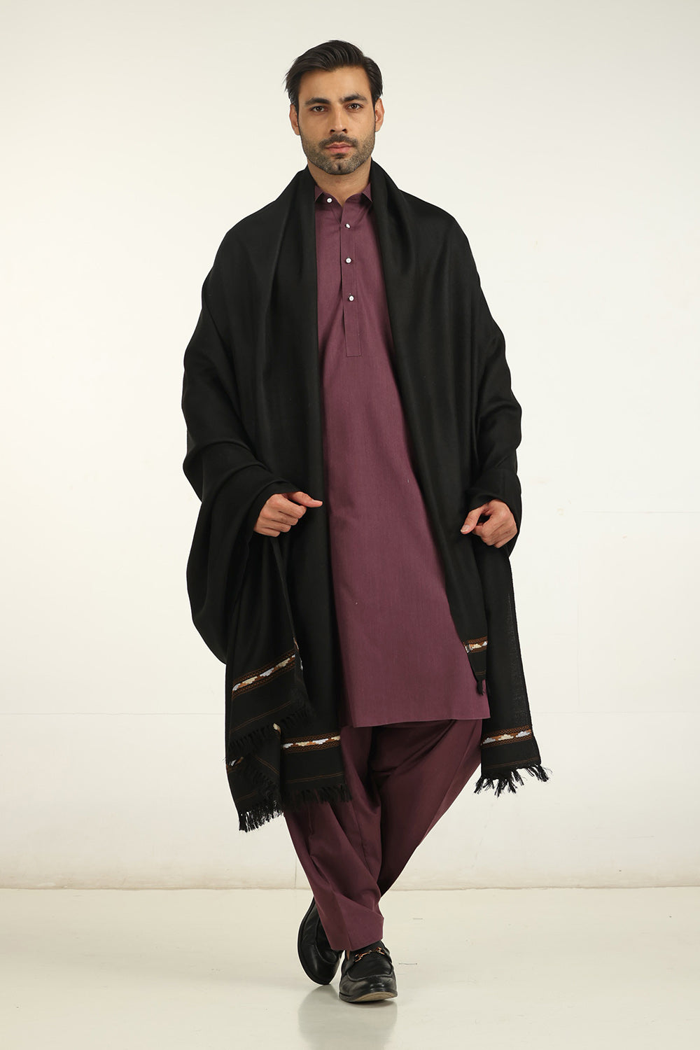 Blended Acrylic Shawl with Gift Box SGZ 10