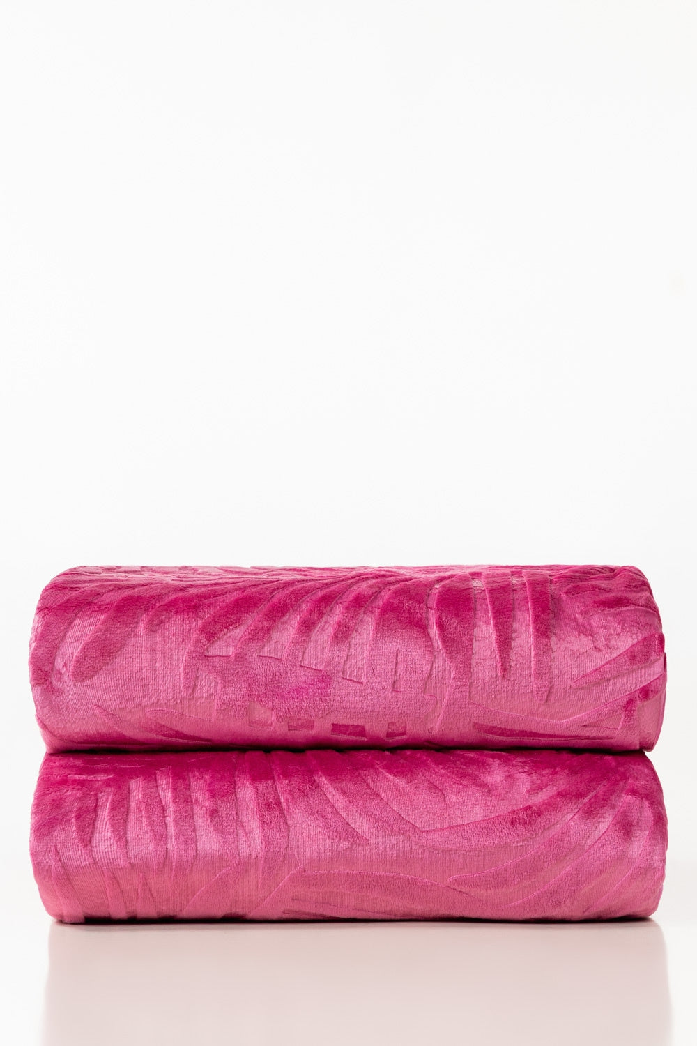 AW24-Bloom Embossed Single Ply Fleece Throw