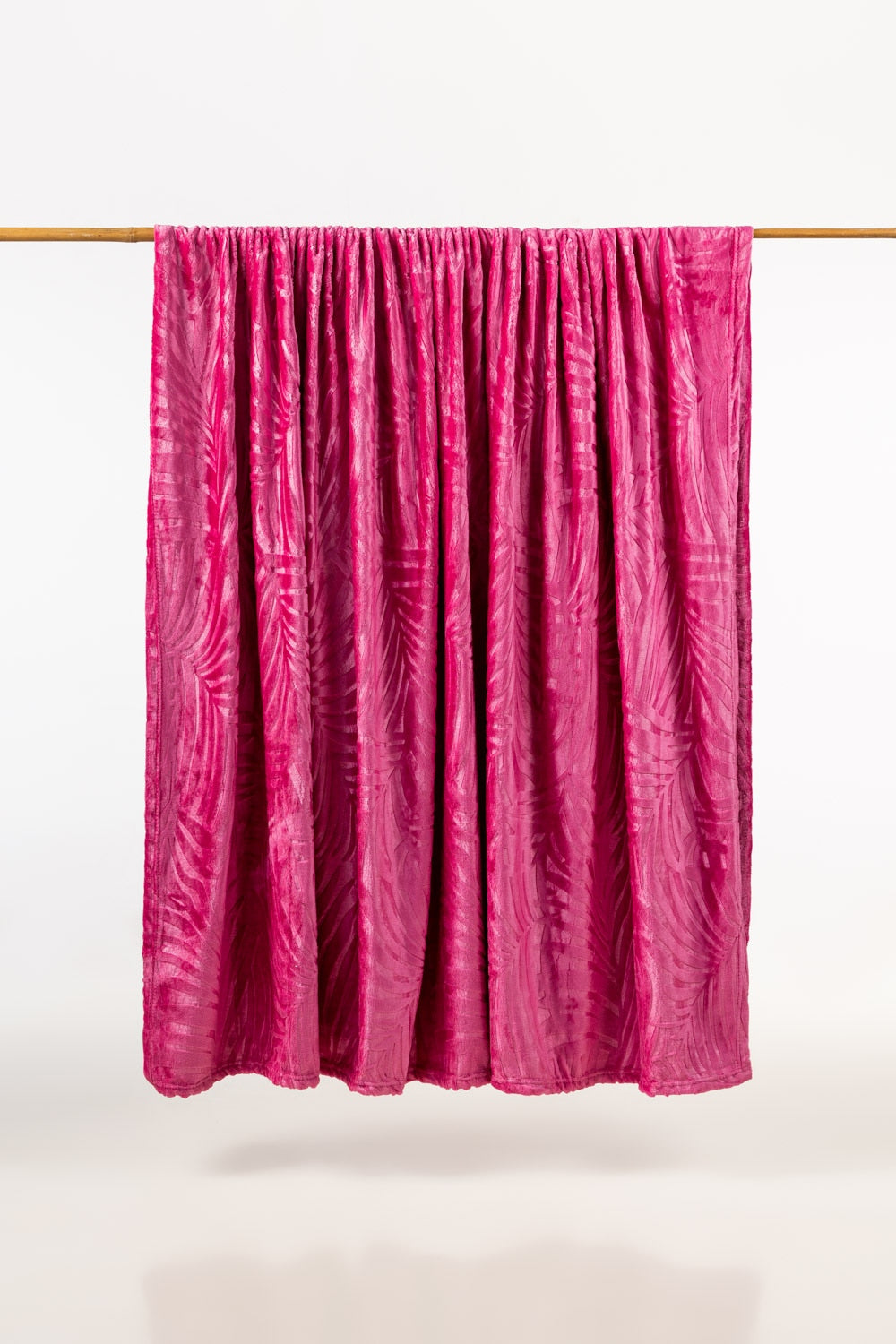 AW24-Bloom Embossed Single Ply Fleece Throw