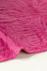 AW24-Bloom Embossed Single Ply Fleece Throw