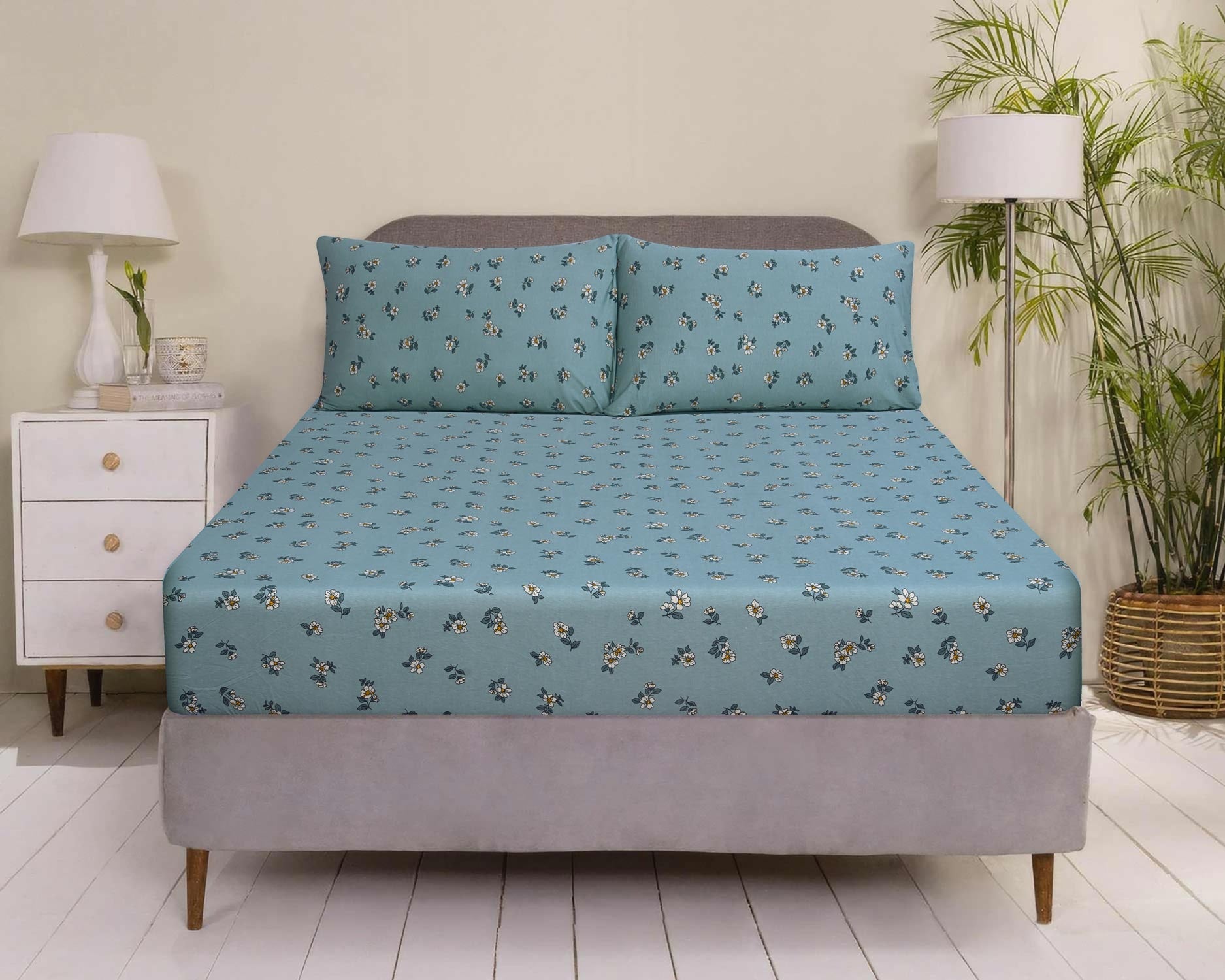 Bloom Jersey Fitted Sheet