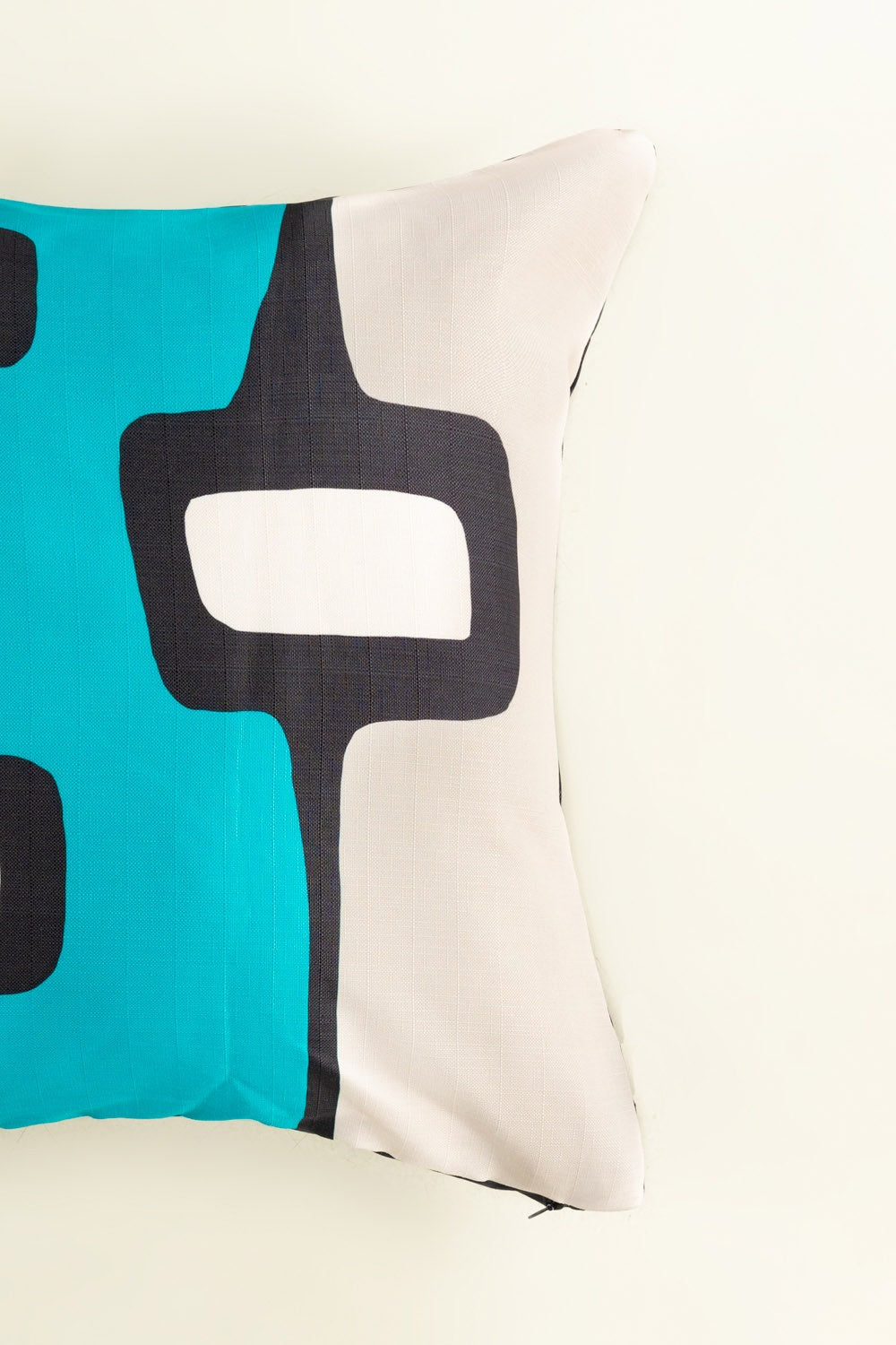 Blue Abstract Digital Printed Cushion Cover