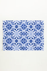 Blue Tiles 4pcs Digital Placemat