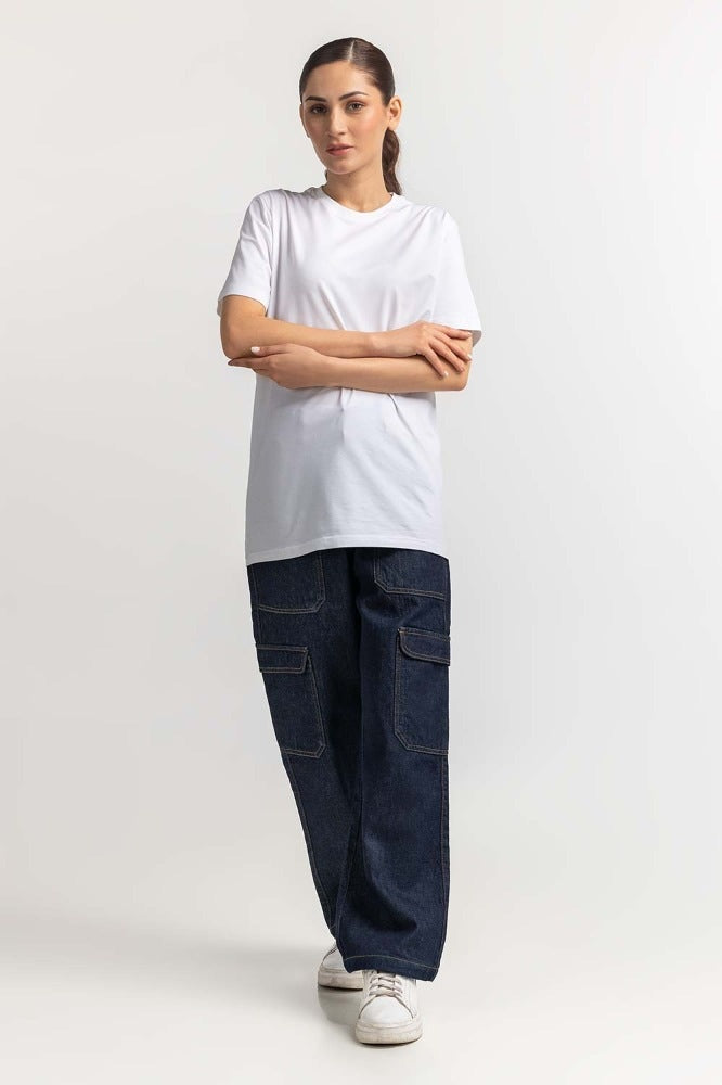 Blue Basic Denim Jeans WM-JNS-SS24-015