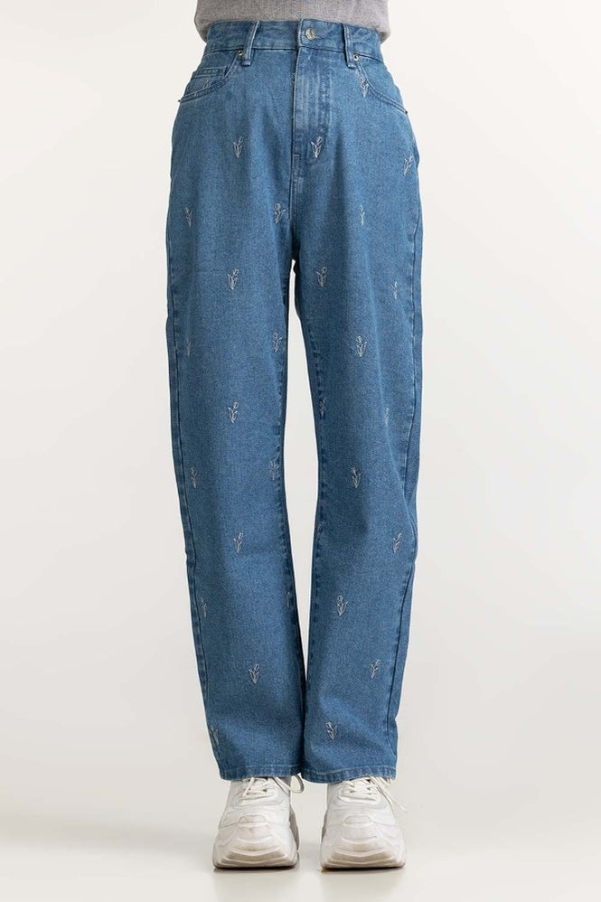 Blue Basic Denim Jeans WM-JNS-Ws23-016