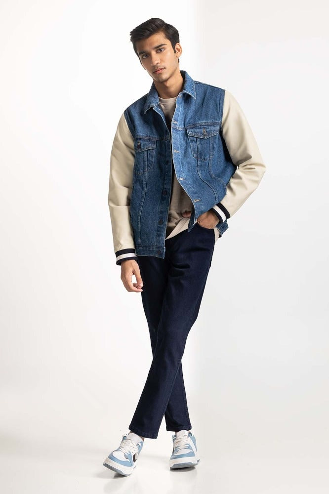 Blue Basic Jacket MN-JKT-WS23-052