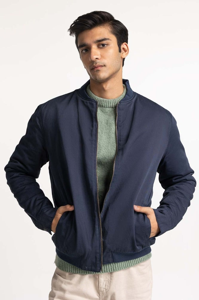 Blue Basic Jacket MN-JKT-WS23-060