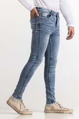 Blue Basic Jeans MN-JNS-WS23-006