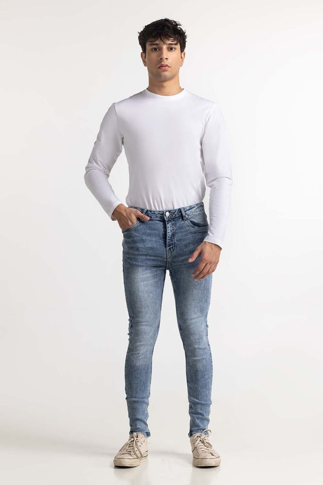 Blue Basic Jeans MN-JNS-WS23-006