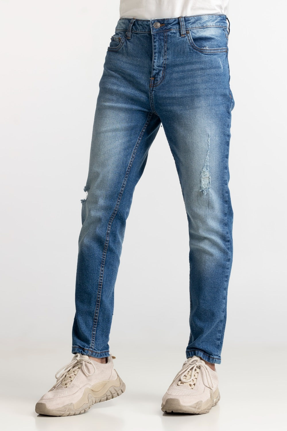 Blue Basic Jeans MNJNSSS24019