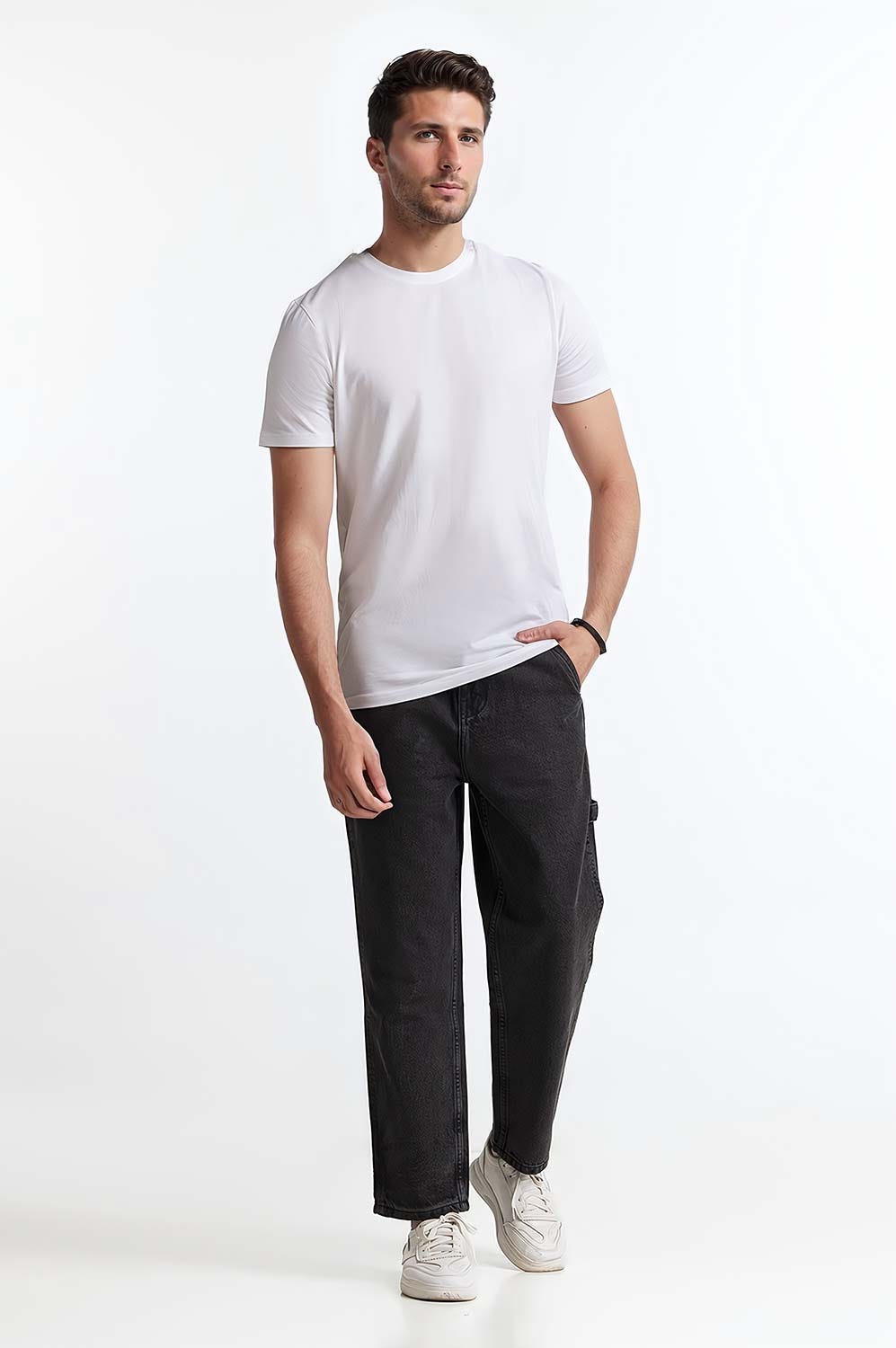 Black Basic Jeans MNJNSSS24022