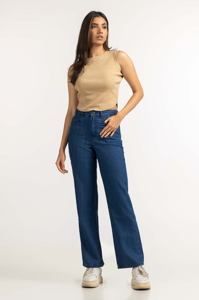 Blue Basic Jeans WM-JNS-WS23-006