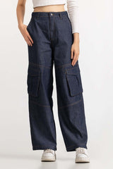 Blue Basic Jeans WM-JNS-WS23-012