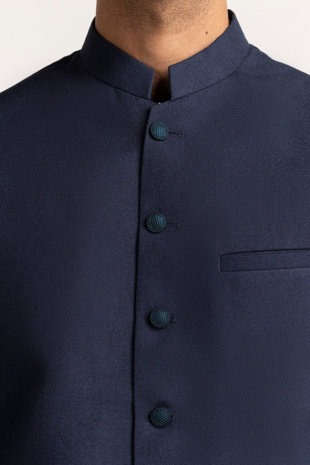 Blue Basic Waistcoat WC-PD24-021