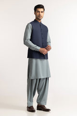 Blue Basic Waistcoat WC-PD24-021