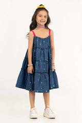 Toddler Girl Blue Blouse TGWD-2210025