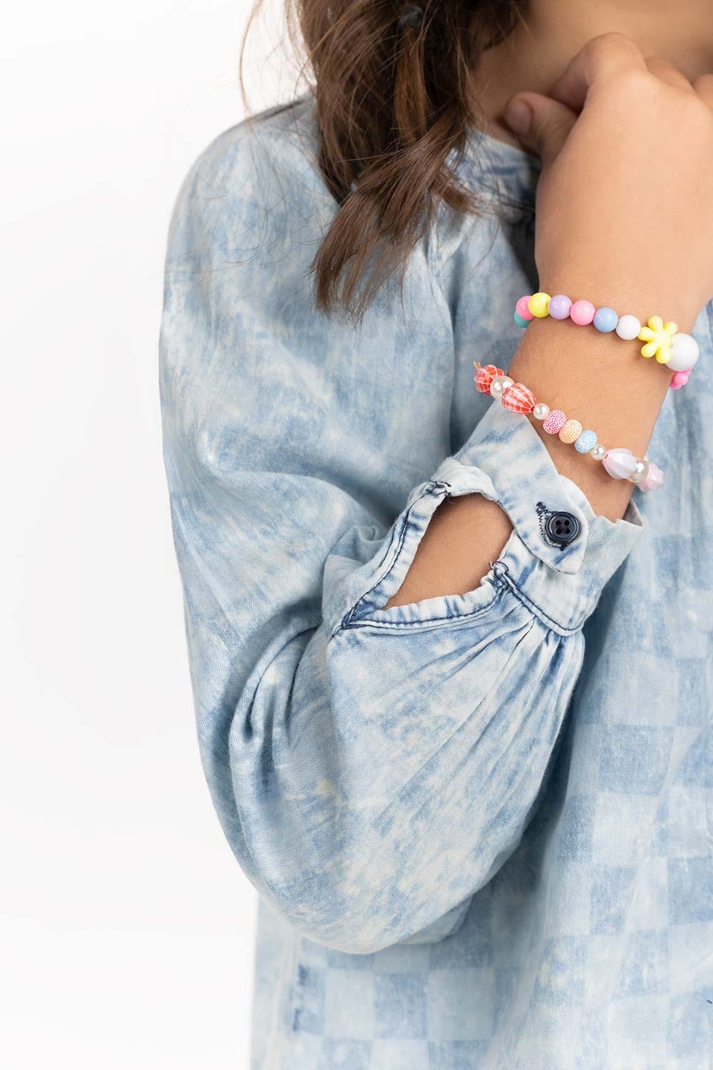 Junior Girl Blue Blouse JGWD-2210028
