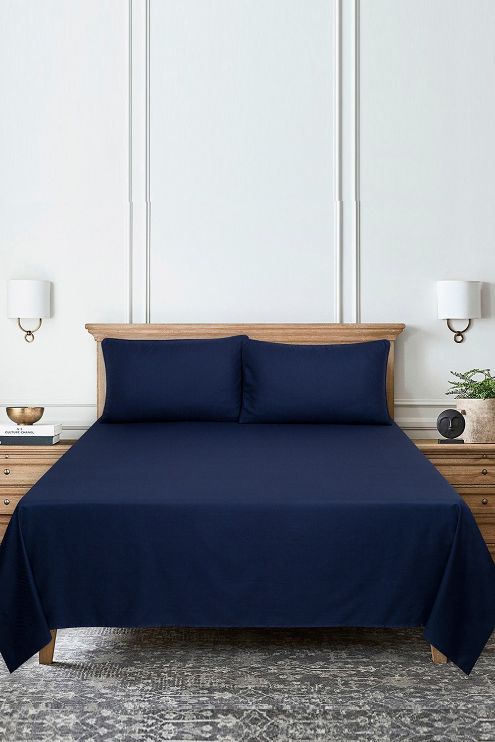 Blue Cube T-225 Bed Sheet Set