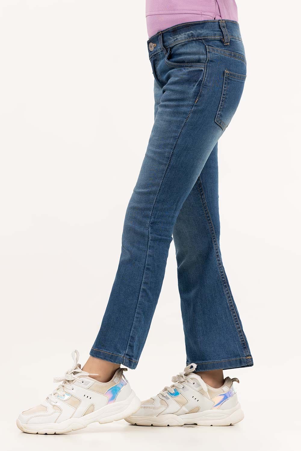 Junior Girl Blue Denim Jeans 224-421-007