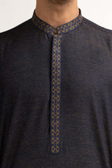 Blue Embroidered Kurta KR-EMB24-008