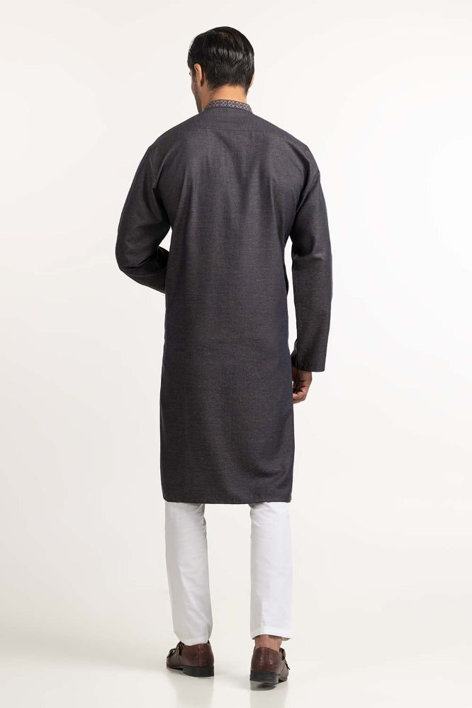Blue Embroidered Kurta KR-EMB24-008