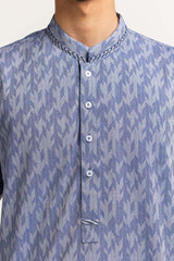 Blue Embroidered Kurta KR-EMB24-022